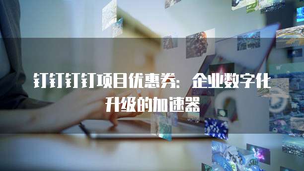 钉钉钉钉项目优惠券:企业数字化升级的加速器