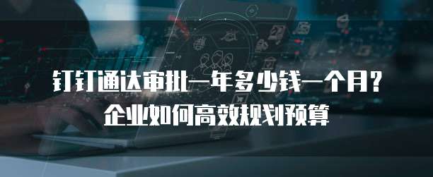 钉钉通达审批一年多少钱一个月?企业如何高效规划预算