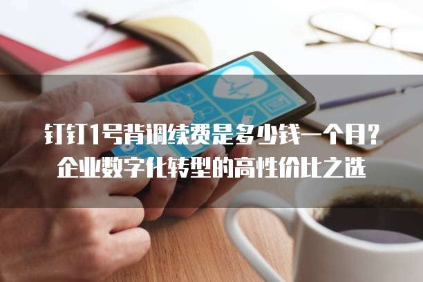钉钉1号背调续费是多少钱一个月?企业数字化转型的高性价比之选