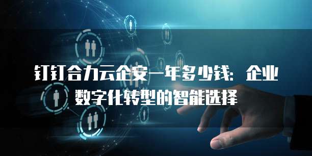 钉钉合力云企安一年多少钱:企业数字化转型的智能选择