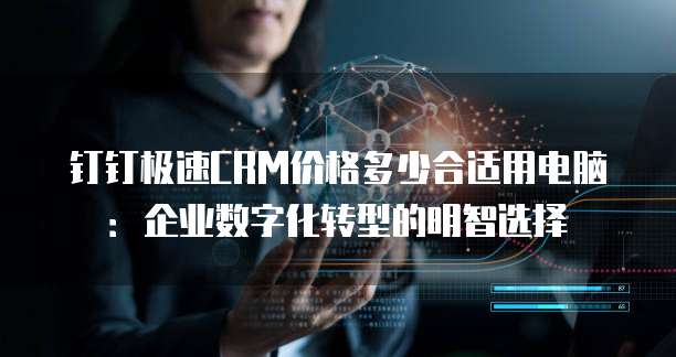 钉钉极速CRM价格多少合适用电脑：企业数字化转型的明智选择