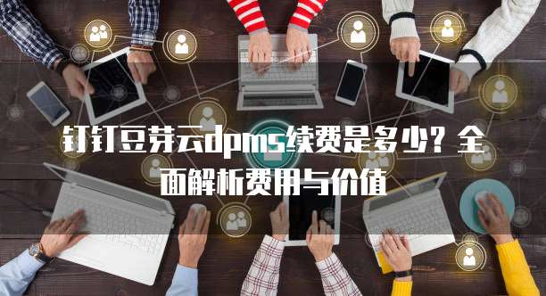 钉钉豆芽云dpms续费是多少?全面解析费用与价值