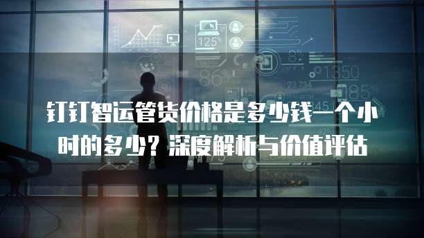 钉钉智运管货价格是多少钱一个小时的多少?深度解析与价值评估