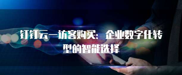 钉钉云一访客购买:企业数字化转型的智能选择