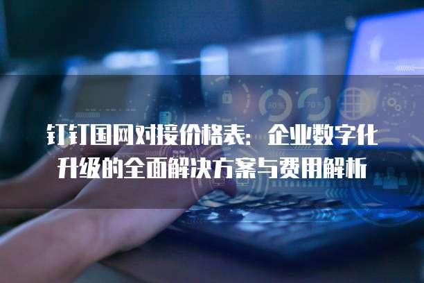 钉钉国网对接价格表:企业数字化升级的全面解决方案与费用解析