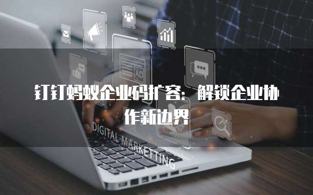 钉钉蚂蚁企业码扩容:解锁企业协作新边界