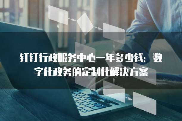 钉钉行政服务中心一年多少钱:数字化政务的定制化解决方案