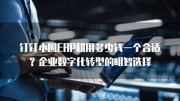 钉钉小圈ERP租用多少钱一个合适?企业数字化转型的明智选择