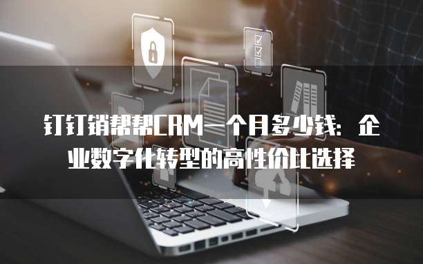 钉钉销帮帮CRM一个月多少钱:企业数字化转型的高性价比选择