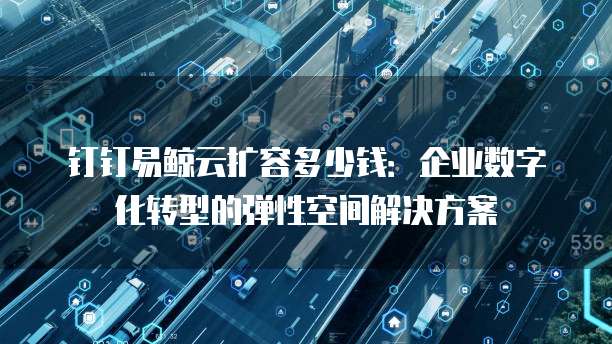 钉钉易鲸云扩容多少钱:企业数字化转型的弹性空间解决方案