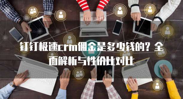 钉钉极速crm佣金是多少钱的?全面解析与性价比对比