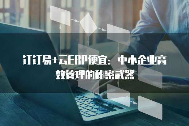 钉钉易+云ERP便宜:中小企业高效管理的秘密武器