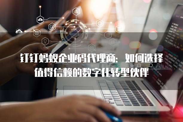 钉钉蚂蚁企业码代理商:如何选择值得信赖的数字化转型伙伴