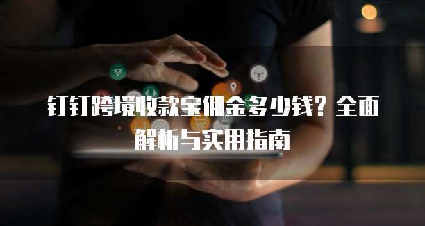 钉钉跨境收款宝佣金多少钱?全面解析与实用指南