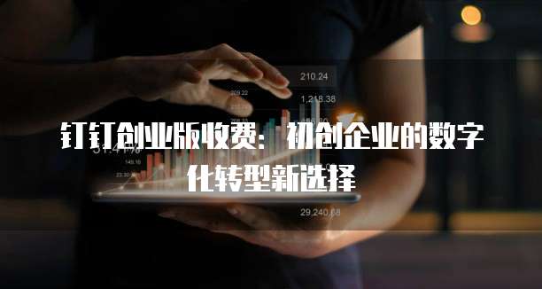 钉钉创业版收费:初创企业的数字化转型新选择