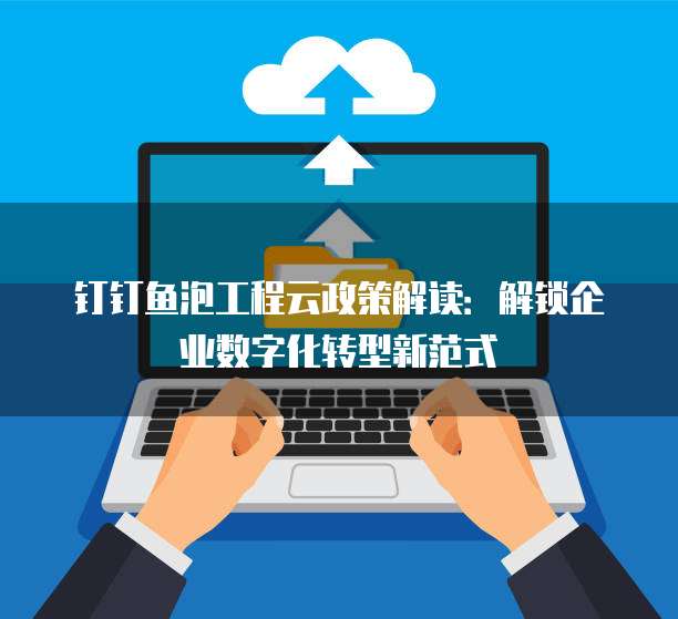 钉钉鱼泡工程云政策解读：解锁企业数字化转型新范式