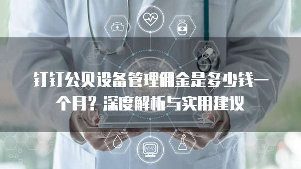 钉钉公贝设备管理佣金是多少钱一个月?深度解析与实用建议
