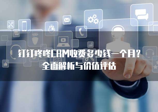 钉钉咚咚CRM收费多少钱一个月?全面解析与价值评估