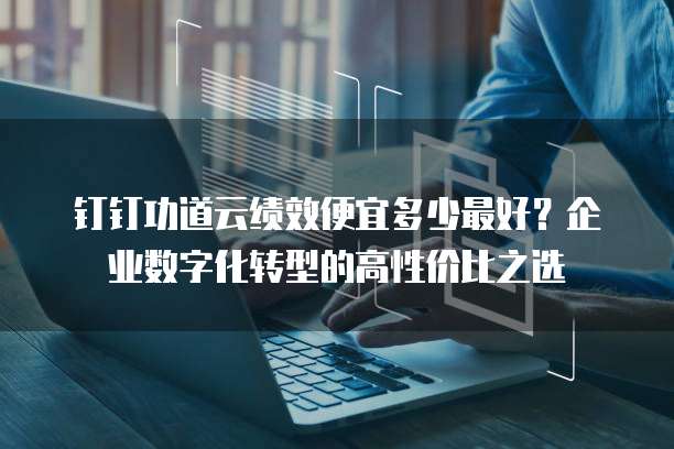 钉钉功道云绩效便宜多少最好？企业数字化转型的高性价比之选