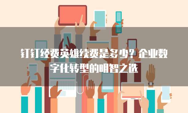 钉钉经费英雄续费是多少？企业数字化转型的明智之选
