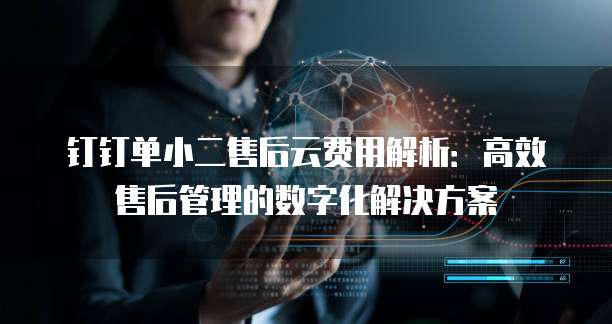 钉钉单小二售后云费用解析：高效售后管理的数字化解决方案