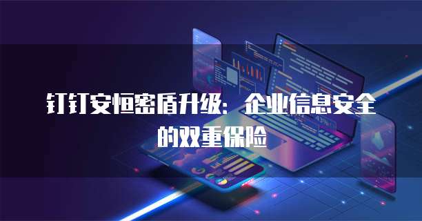 钉钉安恒密盾升级:企业信息安全的双重保险