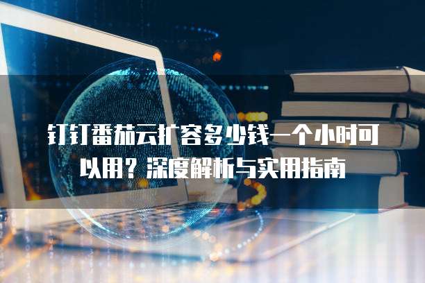 钉钉番茄云扩容多少钱一个小时可以用?深度解析与实用指南