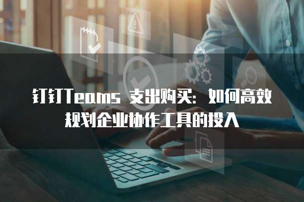 钉钉Teams 支出购买:如何高效规划企业协作工具的投入