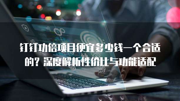 钉钉功倍项目便宜多少钱一个合适的?深度解析性价比与功能适配
