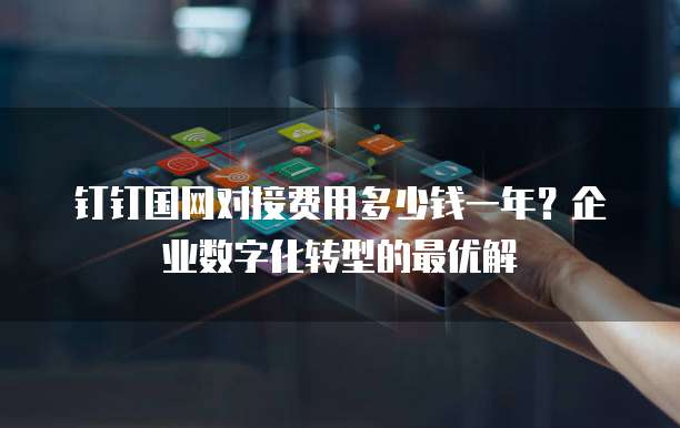 钉钉国网对接费用多少钱一年?企业数字化转型的最优解