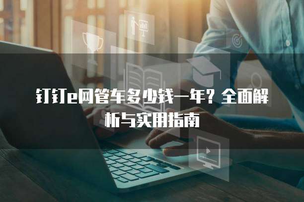 钉钉e网管车多少钱一年?全面解析与实用指南
