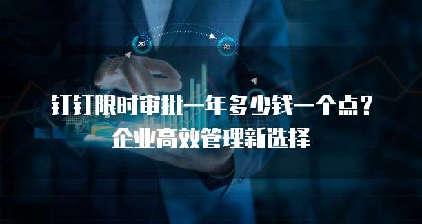 钉钉限时审批一年多少钱一个点?企业高效管理新选择