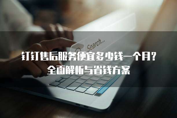 钉钉售后服务便宜多少钱一个月?全面解析与省钱方案