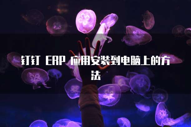 钉钉 ERP 应用安装到电脑上的方法