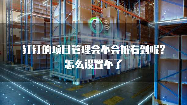 钉钉的项目管理会不会被看到呢?怎么设置不了