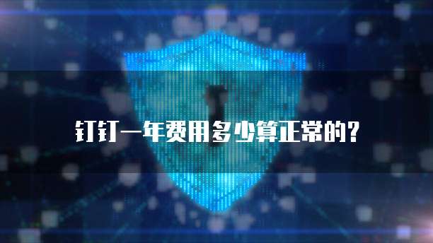 钉钉一年费用多少算正常的?