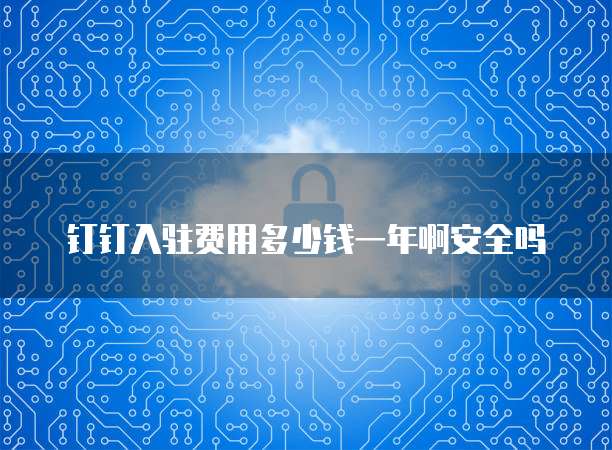 钉钉入驻费用多少钱一年啊安全吗