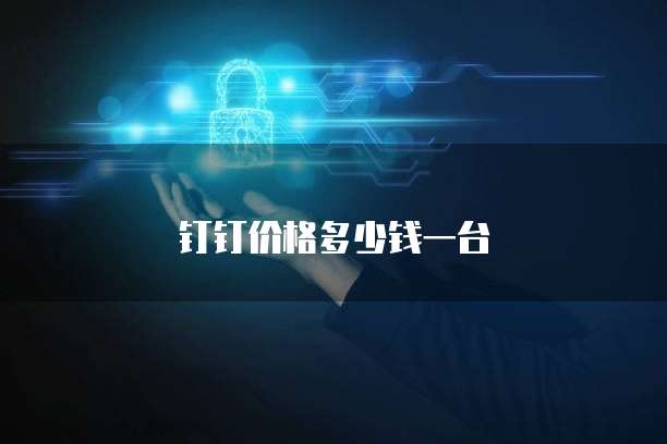 钉钉价格多少钱一台