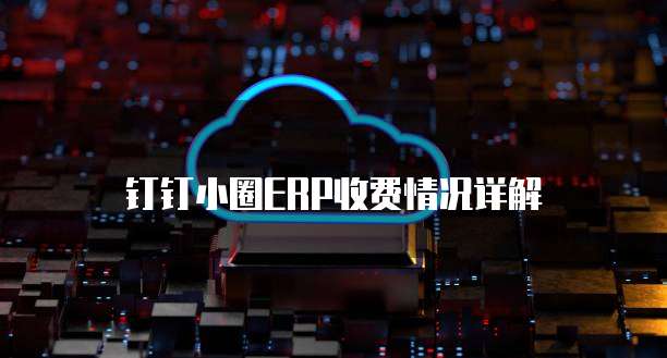 钉钉小圈ERP收费情况详解