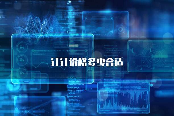 钉钉价格多少合适