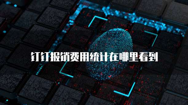 钉钉报销费用统计在哪里看到