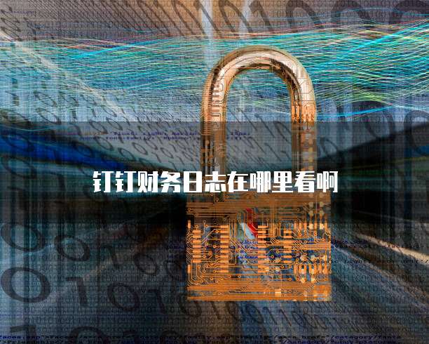 钉钉财务日志在哪里看啊