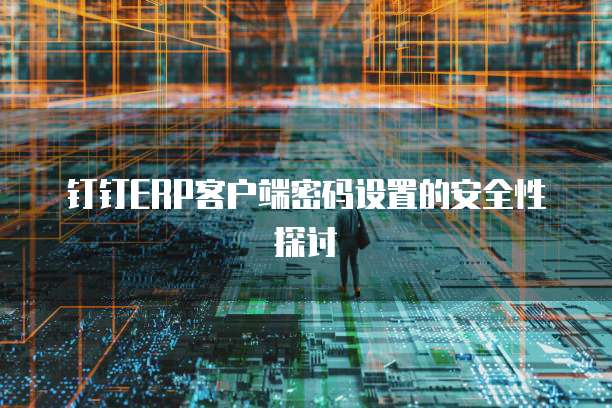 钉钉ERP客户端密码设置的安全性探讨