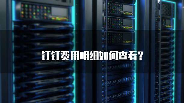 钉钉费用明细如何查看?