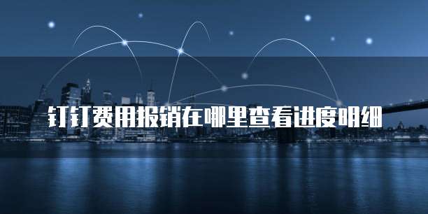 钉钉费用报销在哪里查看进度明细