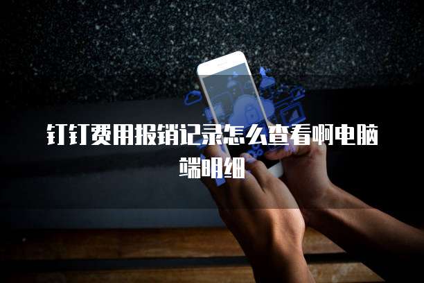 钉钉费用报销记录怎么查看啊电脑端明细