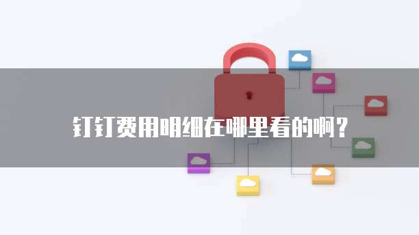 钉钉费用明细在哪里看的啊?