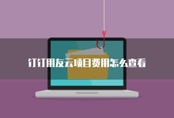 钉钉用友云项目费用怎么查看