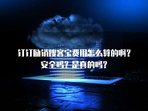 钉钉励销搜客宝费用怎么算的啊?安全吗?是真的吗?
