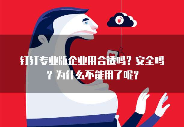 钉钉专业版企业用合适吗？安全吗？为什么不能用了呢？